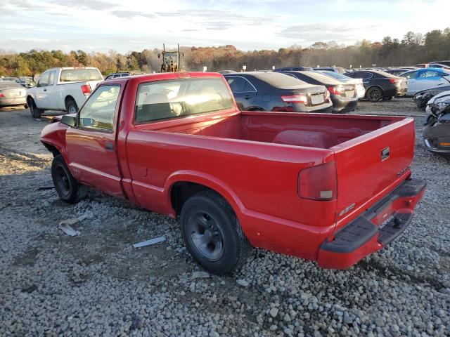 1GCCS1449WK183910 - 1998 CHEVROLET S TRUCK S1 RED photo 2