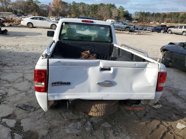 1FTYR10D67PA91438 - 2007 FORD RANGER WHITE photo 6