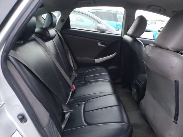 JTDKN3DUXD5538304 - 2013 TOYOTA PRIUS SILVER photo 10