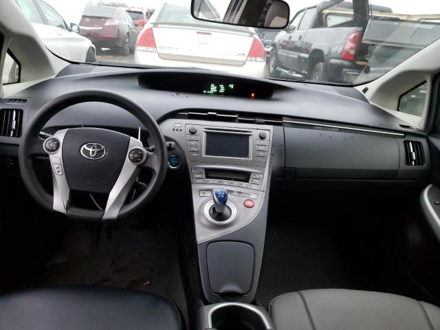 JTDKN3DUXD5538304 - 2013 TOYOTA PRIUS SILVER photo 8