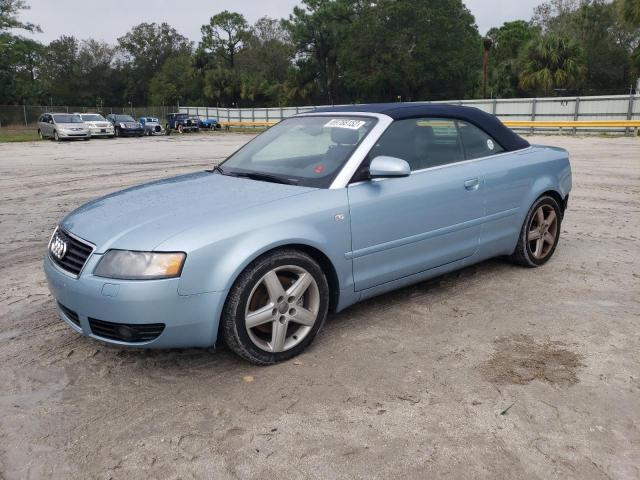 WAUAT48H65K008917 - 2005 AUDI A4 3.0 CAB TURQUOISE photo 1