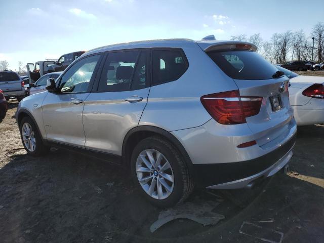 5UXWX9C50D0D06933 - 2013 BMW X3 XDRIVE2 SILVER photo 2