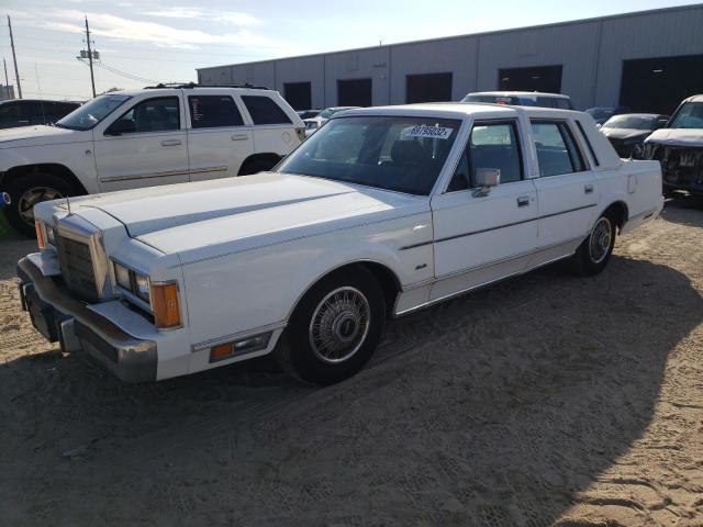 1LNBM81F1KY800501 - 1989 LINCOLN TOWN CAR WHITE photo 1