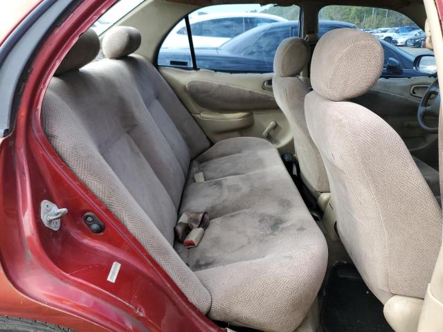 1Y1SK52812Z419293 - 2002 CHEVROLET GEO PRIZM 红色 照片 10