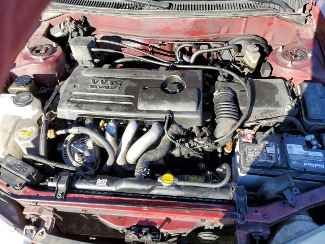 1Y1SK52812Z419293 - 2002 CHEVROLET GEO PRIZM 红色 照片 11