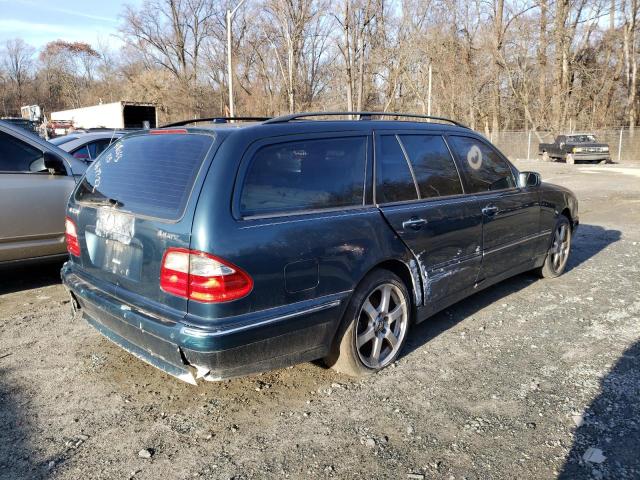 WDBJH82J41X050831 - 2001 MERCEDES-BENZ E 320 4MAT GREEN photo 3