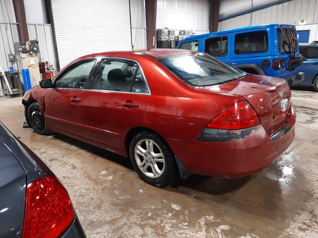 1HGCM56347A203057 - 2007 HONDA ACCORD SE RED photo 2