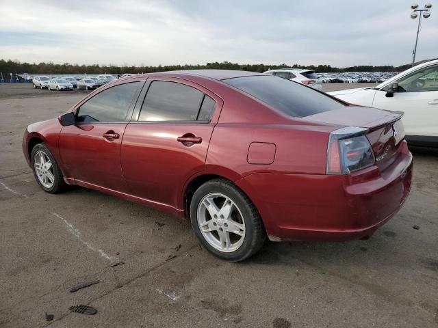 4A3AB36F57E068333 - 2008 MITSUBISHI GALANT RED photo 2