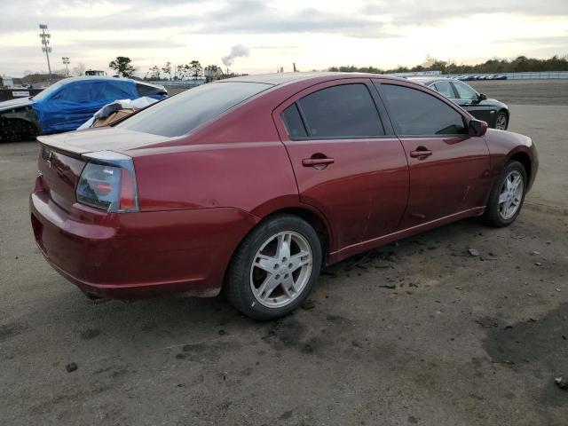 4A3AB36F57E068333 - 2008 MITSUBISHI GALANT RED photo 3