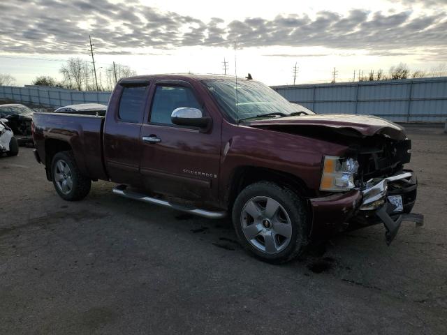 1GCEK29099Z104901 - 2009 CHEVROLET SILVERADO BURGUNDY photo 4