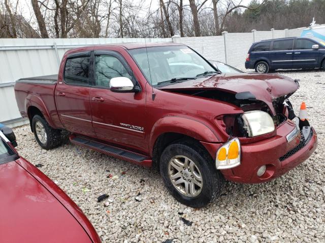 5TBDT44174S462537 - 2004 TOYOTA TUNDRA DOU BURGUNDY photo 4