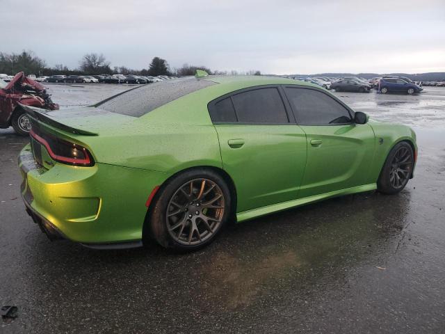 2C3CDXL90GH214422 - 2016 DODGE CHARGER SR GREEN photo 3