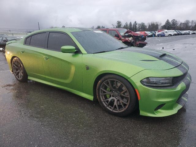 2C3CDXL90GH214422 - 2016 DODGE CHARGER SR GREEN photo 4