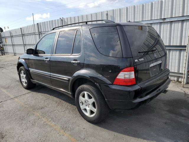 4JGAB75E03A432089 - 2003 MERCEDES-BENZ ML 500 BLACK photo 2