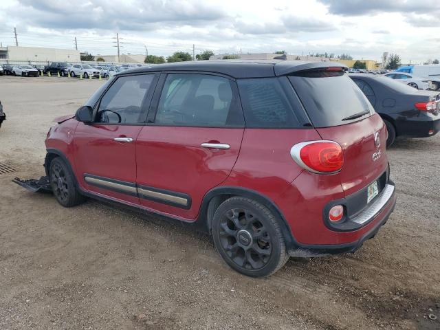 ZFBCFADH1FZ****** - 2015 FIAT 500L TREKK MAROON photo 2