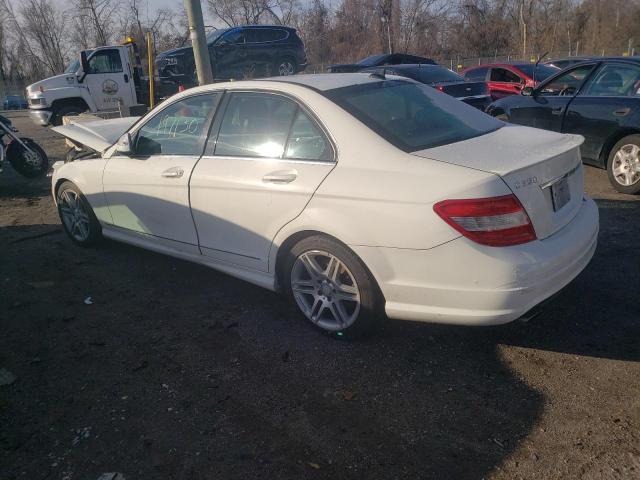 WDDGF56X78R029717 - 2008 MERCEDES-BENZ C 350 WHITE photo 2