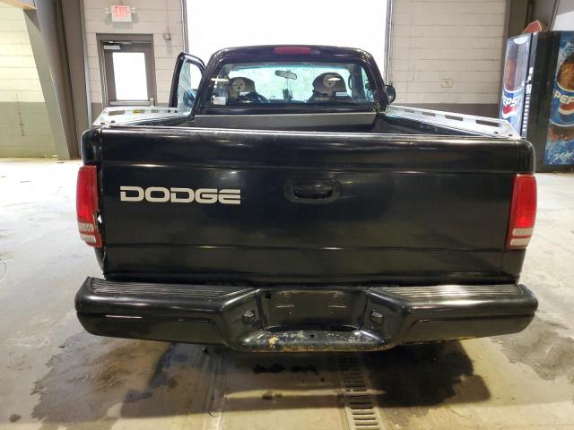 1B7FL26X9YS727381 - 2000 DODGE DAKOTA BLACK photo 6