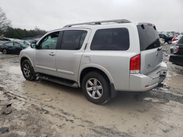 5N1AA08D98N607534 - 2008 NISSAN ARMADA SE SILVER photo 2