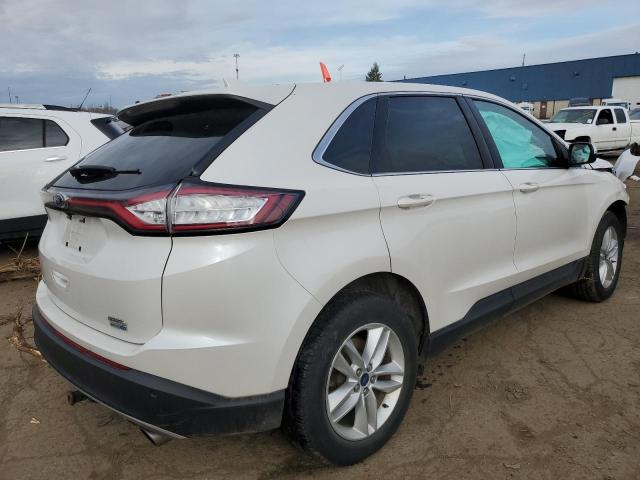 2FMTK4J92FBC11053 - 2015 FORD EDGE SEL WHITE photo 3