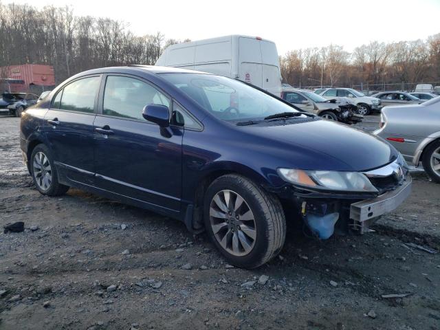 1HGFA16929L029824 - 2009 HONDA CIVIC EXL Niebieski zdjęcie 4