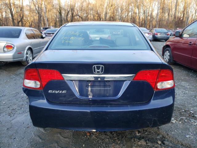 1HGFA16929L029824 - 2009 HONDA CIVIC EXL Niebieski zdjęcie 6