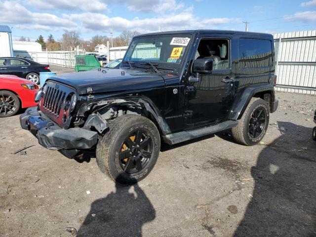 1C4AJWBG4EL327456 - 2014 JEEP WRANGLER S BLACK photo 1