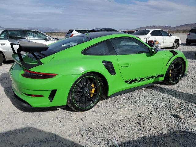 WP0AF2A9XKS164763 - 2019 PORSCHE 911 GT3 RS GREEN photo 3