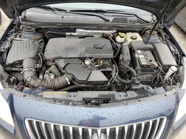 W04GP5EC7B1009862 - 2011 BUICK REGAL CXL BLUE photo 11