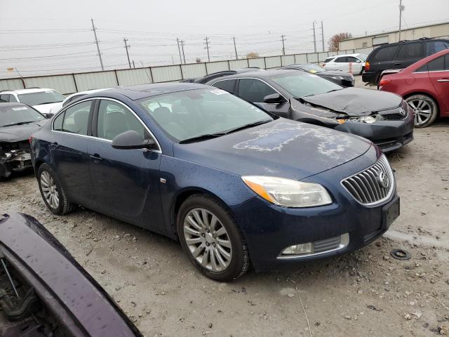 W04GP5EC7B1009862 - 2011 BUICK REGAL CXL BLUE photo 4