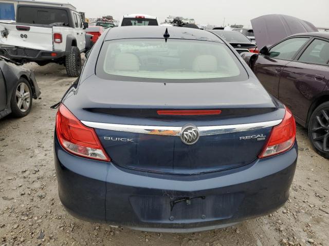 W04GP5EC7B1009862 - 2011 BUICK REGAL CXL BLUE photo 6