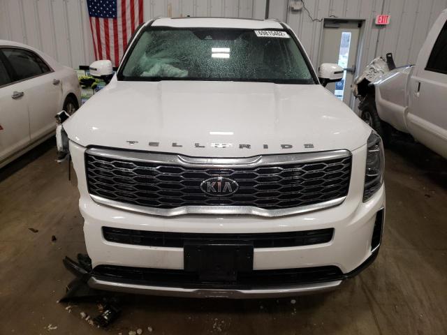 5XYP3DHC1LG084730 - 2020 KIA TELLURIDE WHITE photo 5