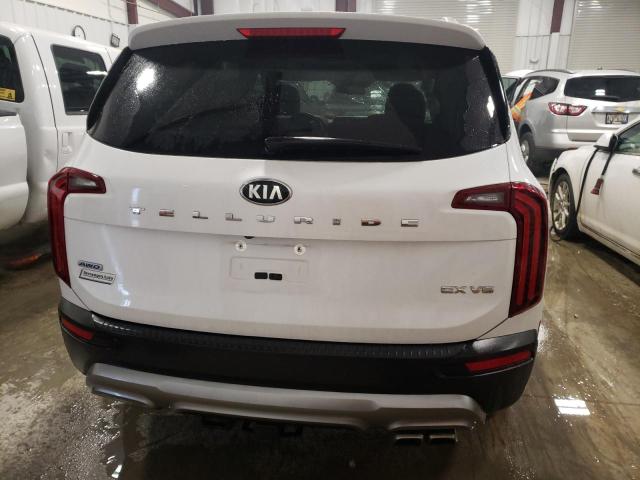 5XYP3DHC1LG084730 - 2020 KIA TELLURIDE WHITE photo 6