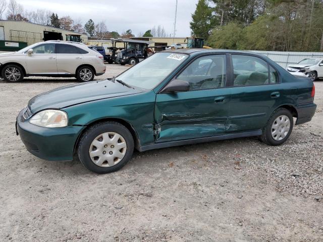 2HGEJ6613YH****** - 2000 HONDA CIVIC BASE GREEN photo 1
