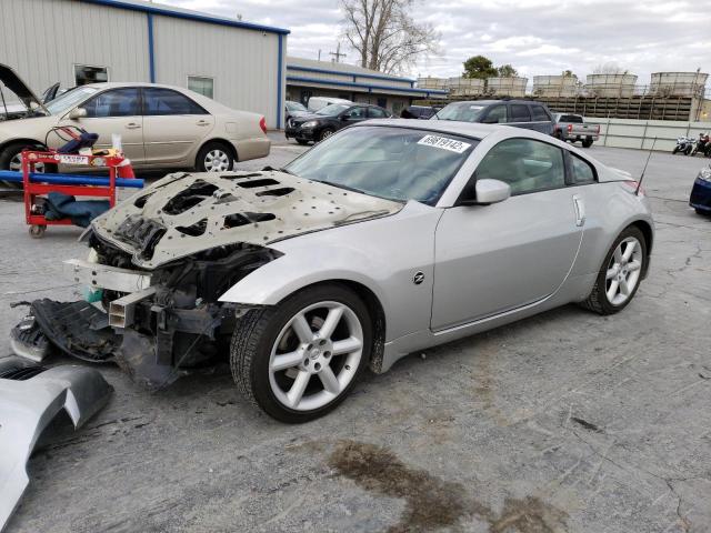 JN1AZ34E04T061924 - 2004 NISSAN 350Z COUPE SILVER photo 1