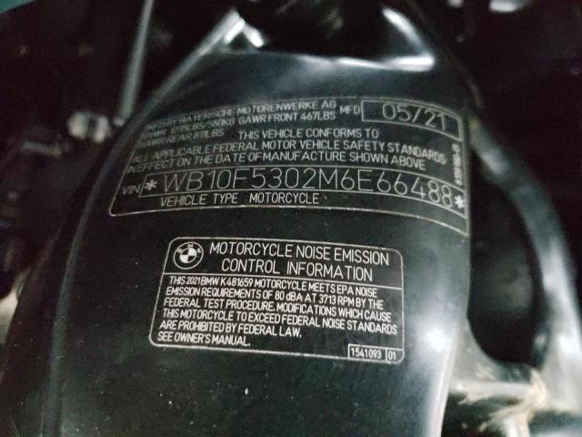 WB10F5302M6E66488 - 2021 BMW K1600 B BLACK photo 10