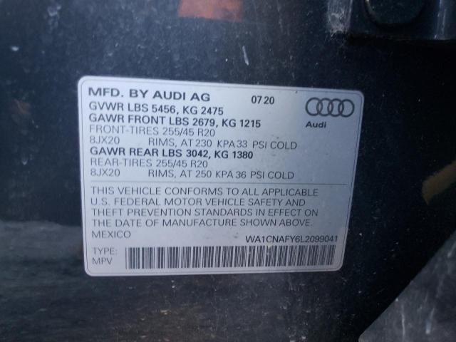 WA1CNAFY6L2099041 - 2020 AUDI Q5 PRESTIG GRAY photo 13