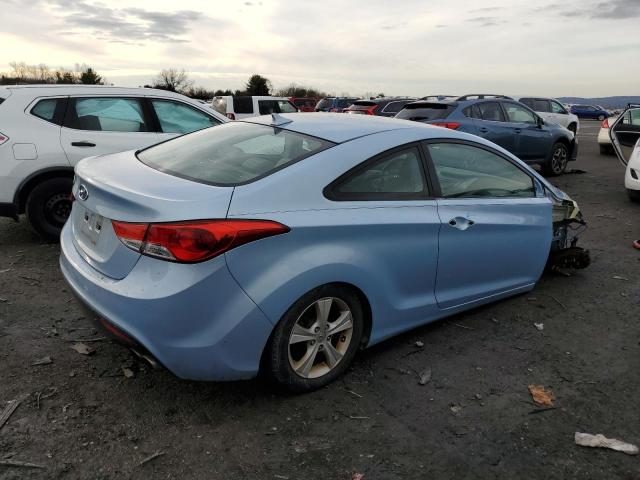 KMHDH6AE7DU004547 - 2013 HYUNDAI ELANTRA CO BLUE photo 3