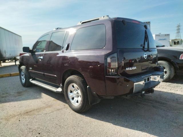 5N1AA08A76N733832 - 2006 NISSAN ARMADA SE MAROON photo 2