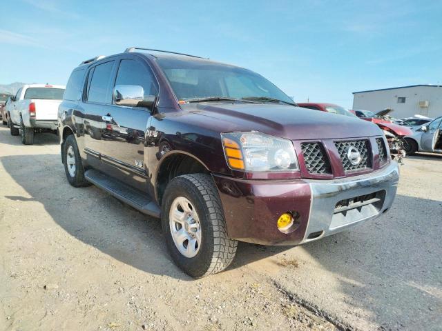 5N1AA08A76N733832 - 2006 NISSAN ARMADA SE MAROON photo 4