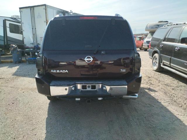 5N1AA08A76N733832 - 2006 NISSAN ARMADA SE MAROON photo 6