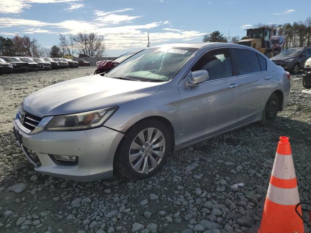 1HGCR2F83DA116578 - 2013 HONDA ACCORD EXL SILVER photo 1