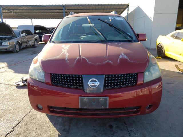 5N1BV28U56N121501 - 2006 NISSAN QUEST BURGUNDY photo 5