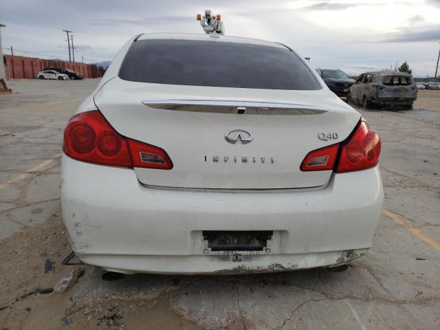 JN1CV6AP9FM502975 - 2015 INFINITI Q40 WHITE photo 6