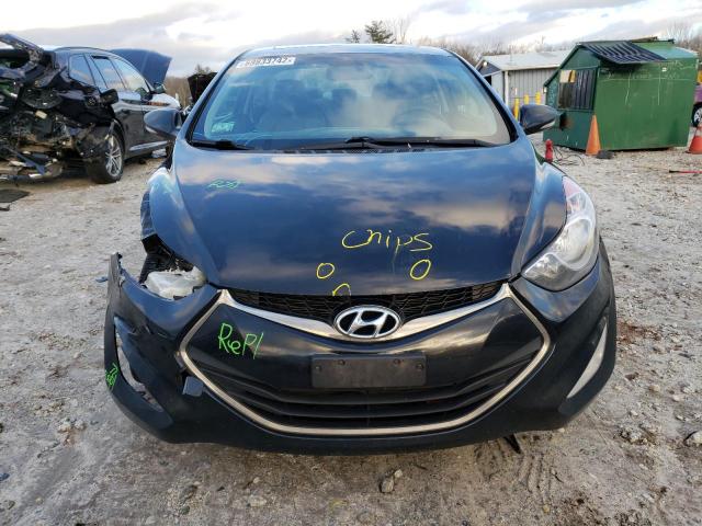 KMHDH6AE7DU010073 - 2013 HYUNDAI ELANTRA CO BLACK photo 5