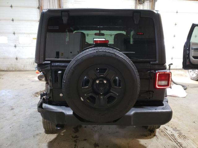 1C4GJXANXLW131355 - 2020 JEEP WRANGLER S 黑色 照片 6