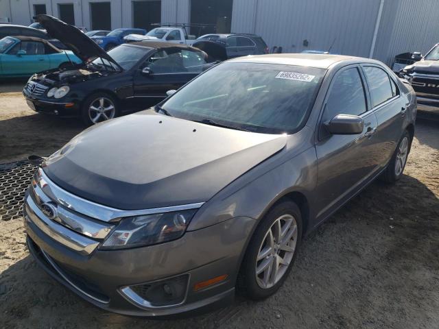 3FAHP0JG3AR422393 - 2010 FORD FUSION SEL GRAY photo 1