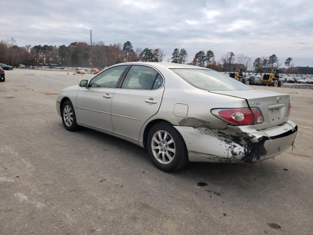 JTHBF30G035038551 - 2003 LEXUS ES 300 SILVER photo 2