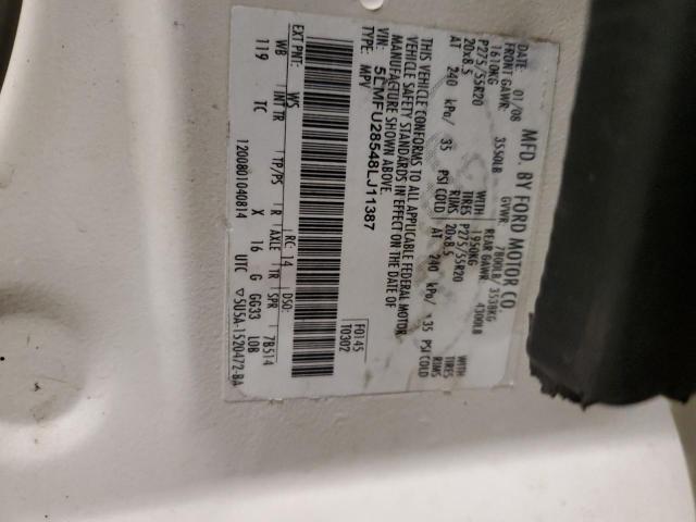 5LMFU28548LJ11387 - 2008 LINCOLN NAVIGATOR 白色 照片 13