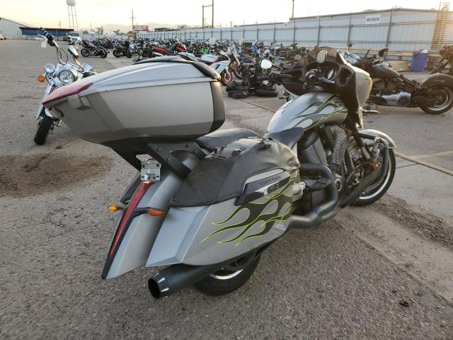 5VPDW36N5E3036858 - 2014 VICTORY MOTORCYCLES CROSS COUN GRAY photo 4