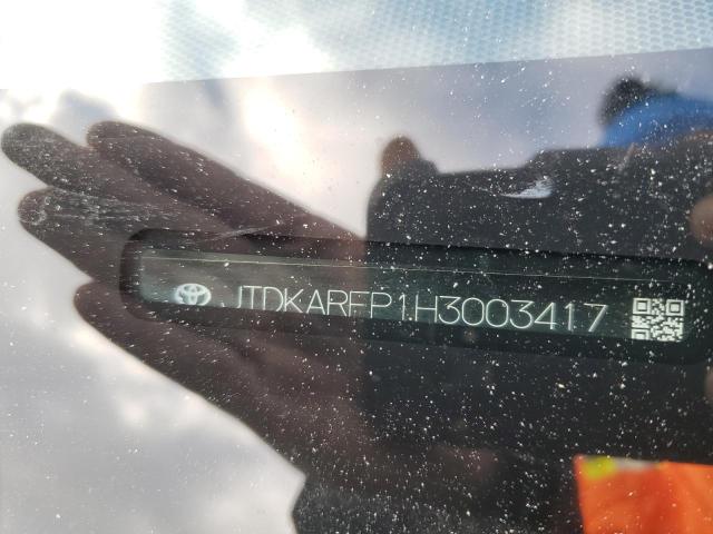 JTDKARFP1H3003417 - 2017 TOYOTA PRIUS PRIM Silber Foto 13